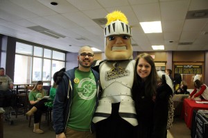 Kate Maher and Matt Ramirez with Fear at St. Baldrick's Day!