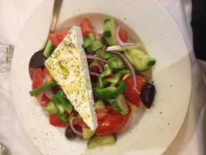 The best Greek salad. 