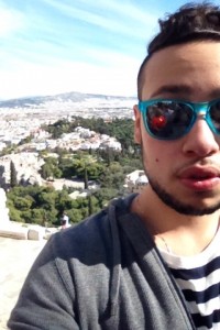 selfie at the Acropolis