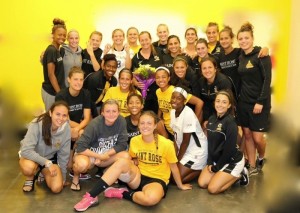 The Saint Rose Women's Soccer team 