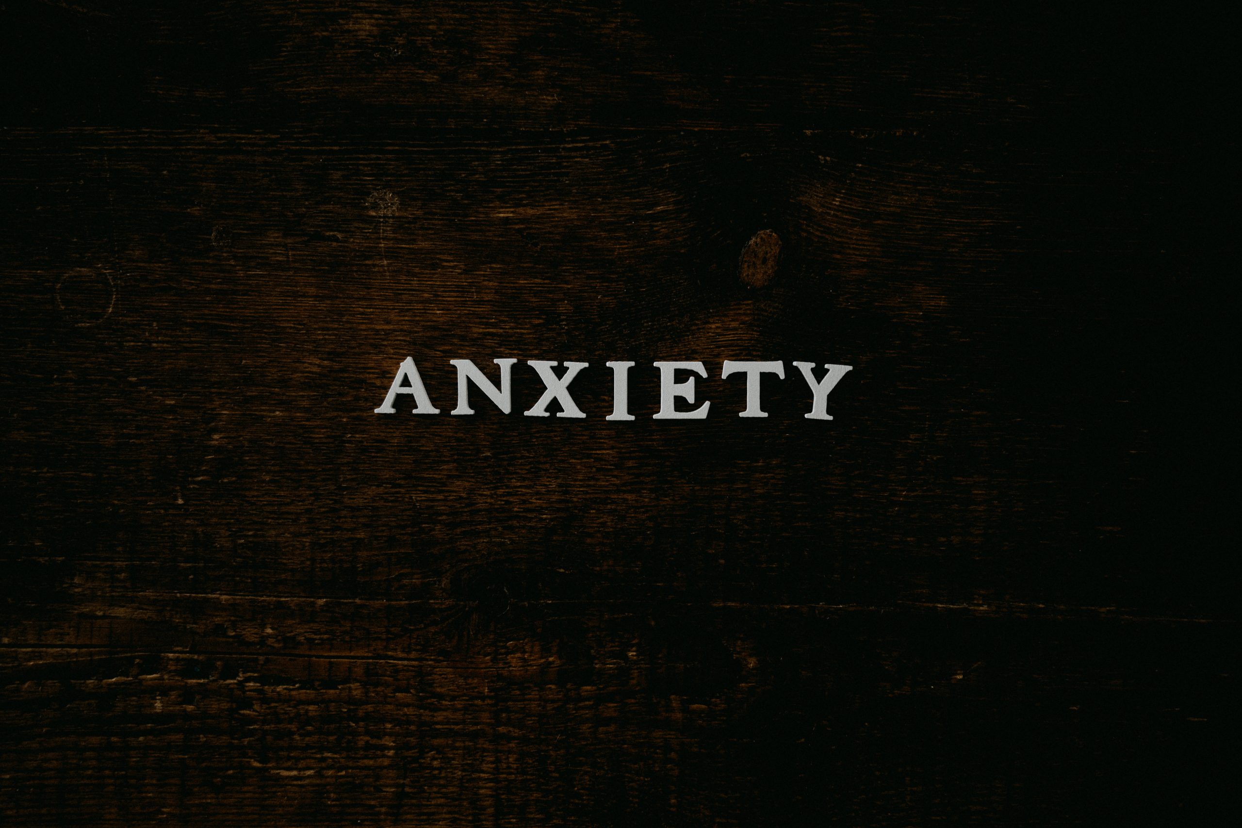 the word anxiety
